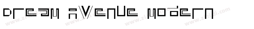 Dream Avenue Modern字体转换